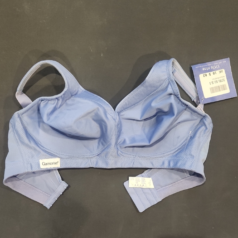 Glamorise Light Blue Comfort Bra
